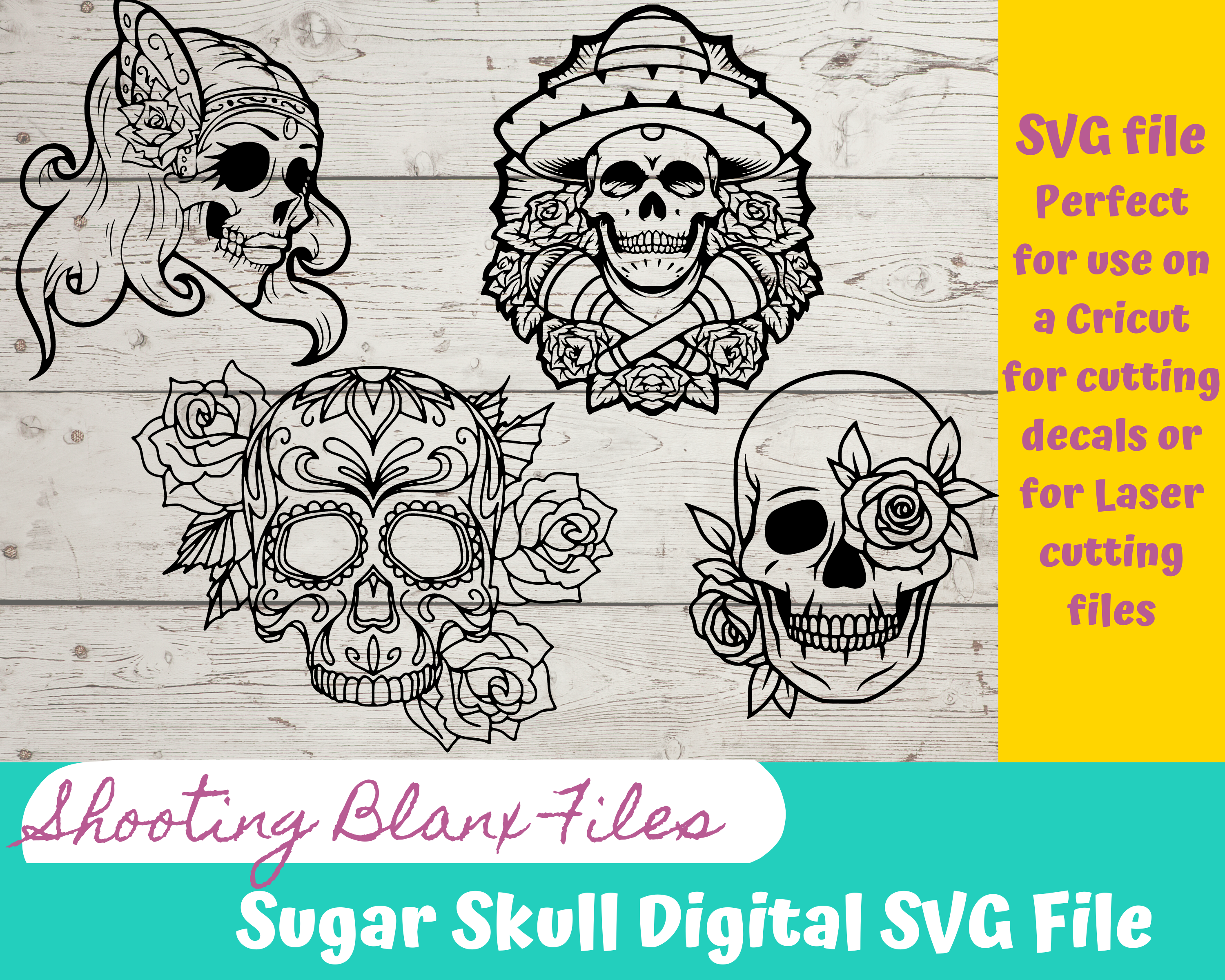 Sugar skull svg Vectors & Illustrations for Free Download