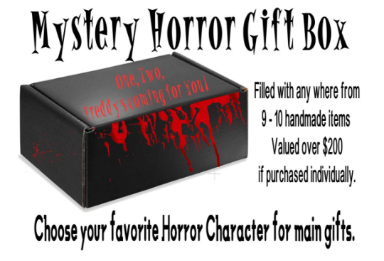 Horror Gift Box by Bookages - Deluxe Package with Snacks and Goodies 