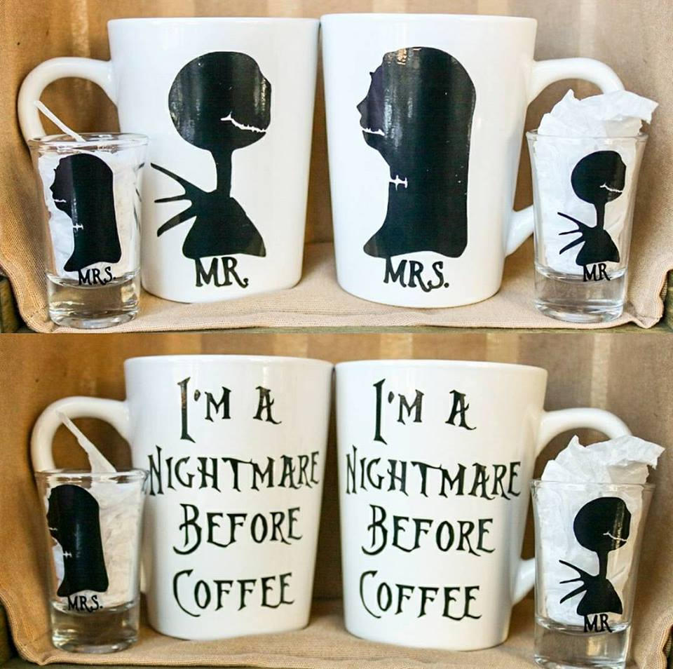 Mr and Mrs Matching Mug Set