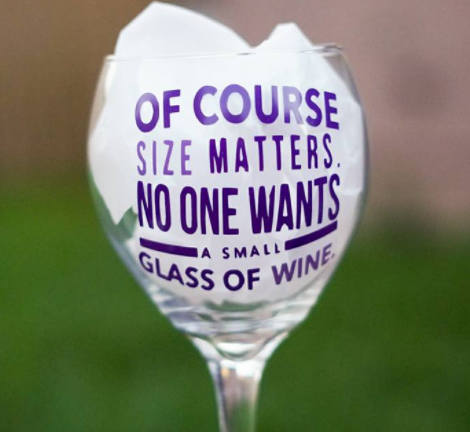 Naughty Bachelorette Gifts - Funny Gag Gifts for Women - I Love To Wrap  Both My Hands Around It and Swallow Wine Glass
