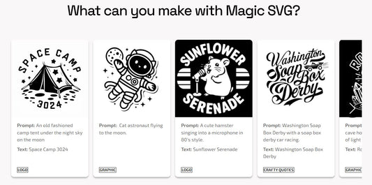 SVG Generator AI technology - Glowforge Magic SVG