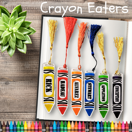 Marine Corp Crayon Eater Bookmark