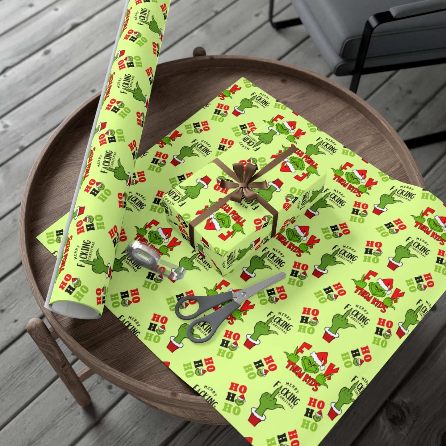 Grinch Christmas Wrapping Paper