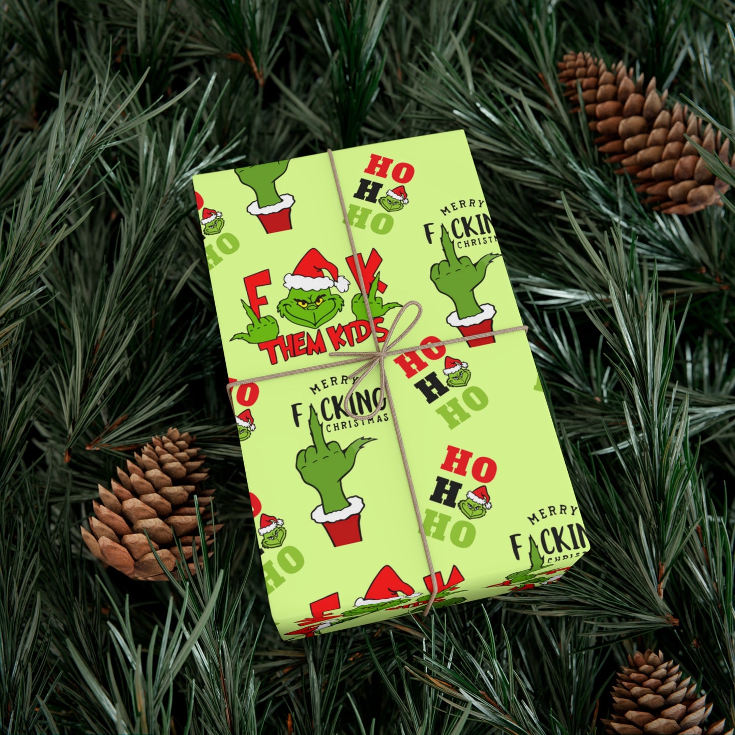 Grinch Christmas Wrapping Paper