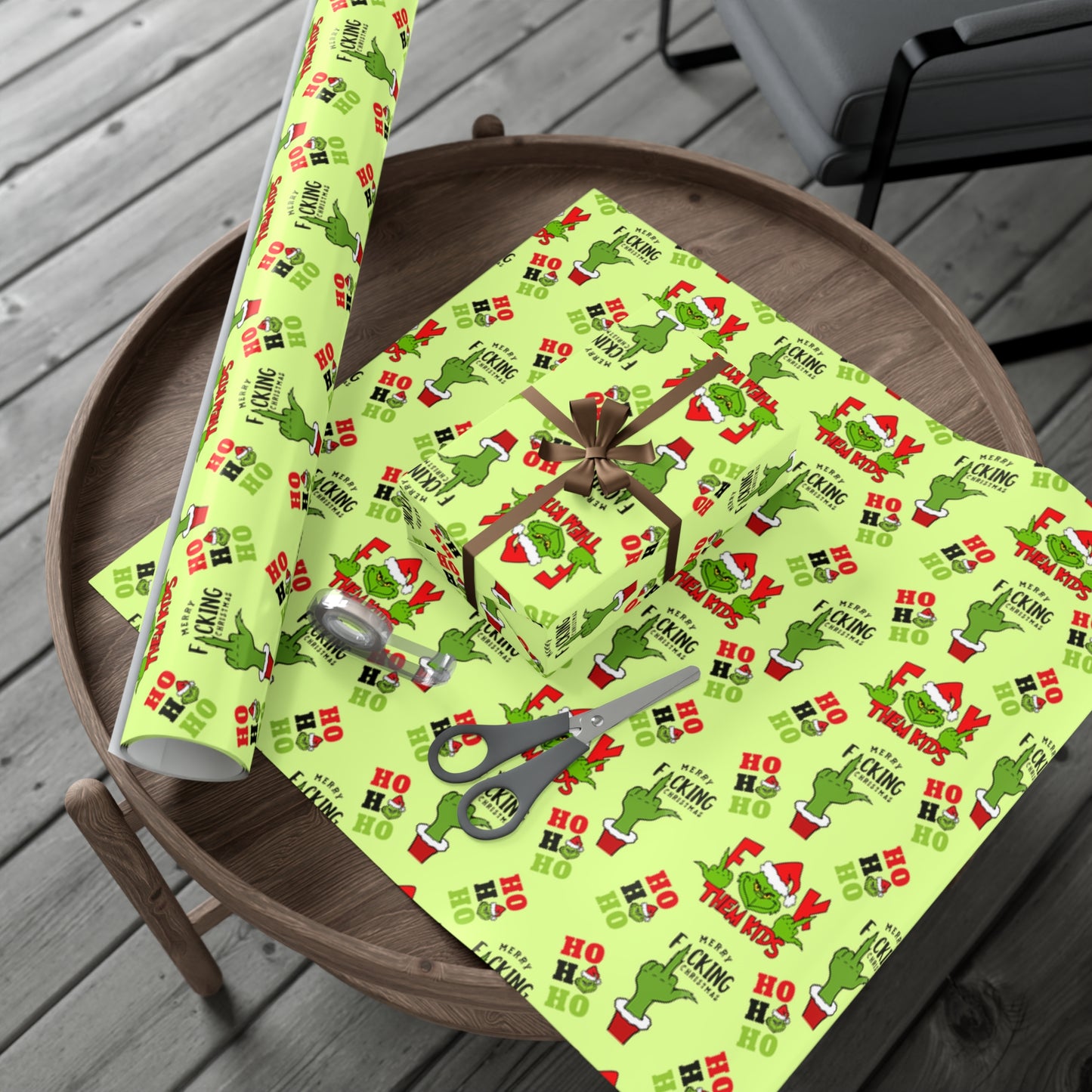 Grinch Christmas Wrapping Paper