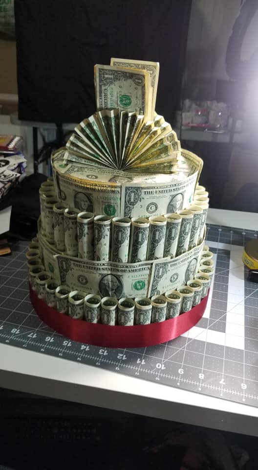 Quarter Dollar Money Cake - 8