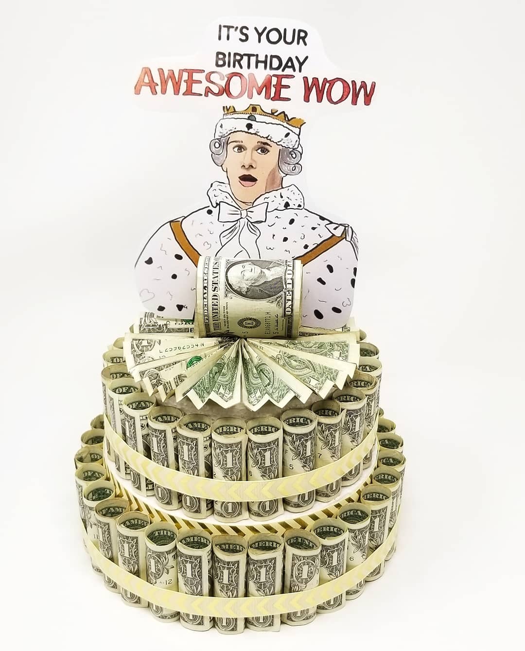 Money Wrapped Cake | Money birthday cake, Custom birthday cakes, Cake  designs birthday
