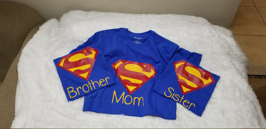 Superman Shirt, Superman Birthday, Super Hero Shirt, Supermom Shirt, Custom Birthday Tee - CCCreationz