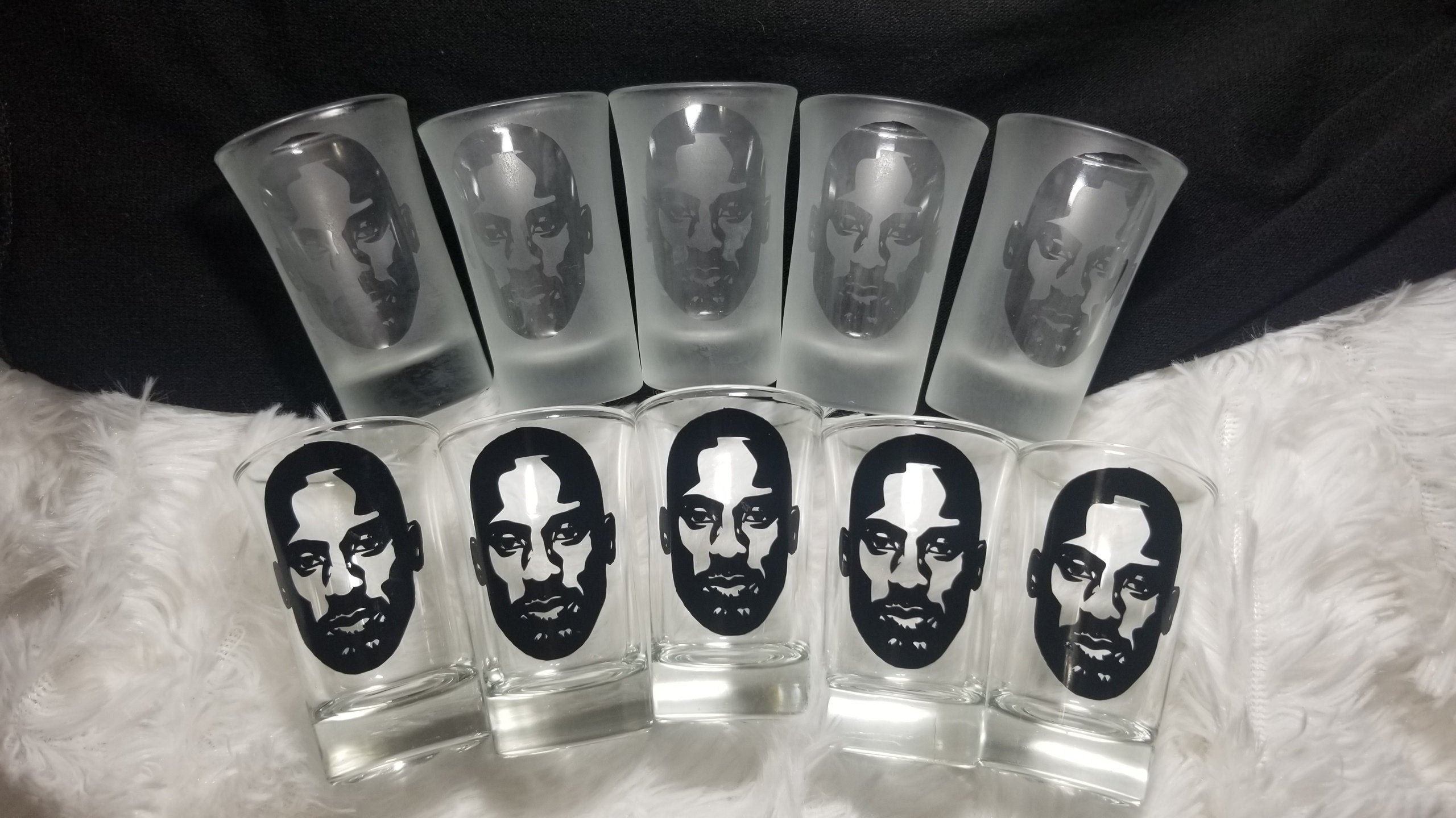 Kobe Bryant, Custom Shot Glass, Kobe Shot glass, Lakers shot glass