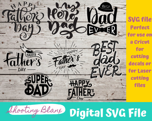 Father’s Day quote SVG file perfect for Cricut, Cameo, or Silhouette also great for laser engraving Glowforge , father, dad